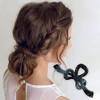 Unique Bargains Women's Fashion Gradient Color Bow Hair Clips 5.12"x2.36"x2.17" 1 Pc - 2 of 3