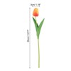 Unique Bargains PU Real Touch Artificial Flowers with Stems 24 Pcs - 2 of 4