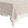 Unique Bargains Picnic Dinner Cotton Linen Tassels Oil-proof Table Cover 2 Pcs - 4 of 4