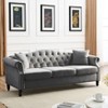 VYNXARIA sofa for Living Room,2 Seater Sofa Tufted Couch with Rolled Arms and Nailhead for Living Room,Bedroom - 2 of 4