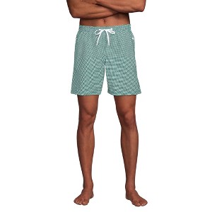 Lands' End Men's 7 Inch Volley Hydroliner Swim Trunks - 1 of 4