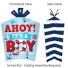 Big Dot of Happiness Ahoy It's a Boy - Table Decorations - Nautical Baby Shower Fold and Flare Centerpieces - 10 Count - 2 of 4