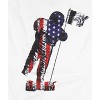 MTV Men's Music Television American USA Flag Astronaut Adult T-Shirt - 3 of 3