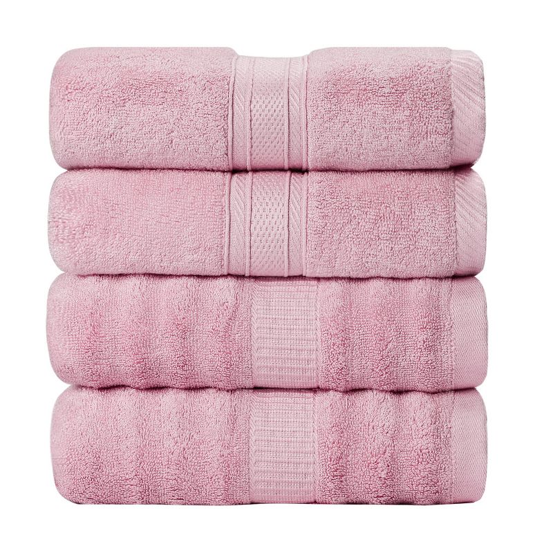 4 Pcs Soft Absorbent Breathable Bath Towel - PiccoCasa, 3 of 4