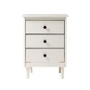 NicBex Mid-Century Modern Nightstand with 3 Drawer Bedside Table with Slanted Legs End Table for Living Room, Bedroom - 2 of 4