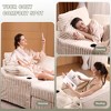 Oversized Chaise Lounge Chair, Upholstered Sleeper Sofa Bed with Storage Ottoman & 3 Pillows, Single Sofa Couch for Living Room Bedroom - 4 of 4