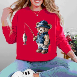 Simply Sage Market Teddy Bear Fisherman Garment Dyed Long Sleeve - 1 of 4