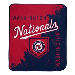 MLB Washington Nationals Painted Plate Ultra Soft Blanket - 1 of 1