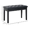 NicBex 30" Storage Bench Rectangle Faux Leather Padded Cushion and Wooden Frame for Bedroom, Entryway - 4 of 4