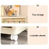 19.69" Side Wide Folding Storage Cabinet, Collapsible Storage Bins w/ Magnetic Door, Plastic Storage Cabinet with Wheels - 3 of 4