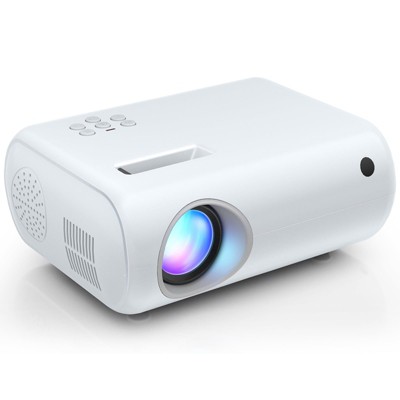 ARTSEA Mini Projector, Portable Projector Portable Outdoor Projection for iOS/Android/PS5 White