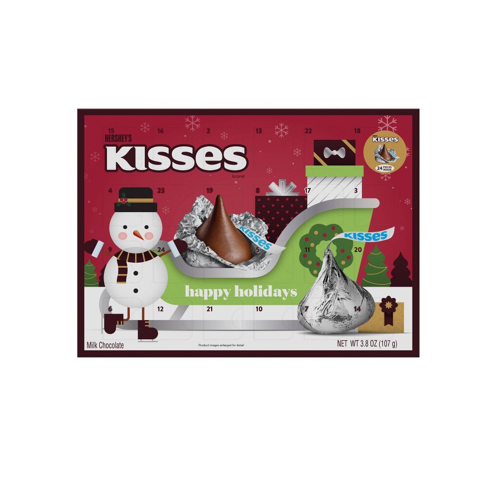 Hershey's Kisses Christmas Advent Calendar - 3.8oz