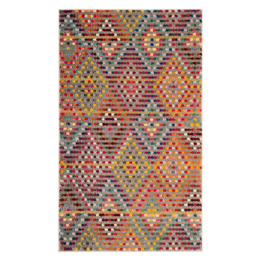 3'x5' Samana Geometric Area Rug Beige - Safavieh