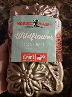 Nordic Ware's Wildflower Loaf Pan From  Upgrades Baked Goods