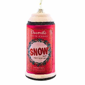 Cody Foster 4.25 In Vintage Spray Snow Christmas Tree Ornament , Vintage-Looking Decorate Spray Snow (1PC) - 1 of 4