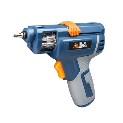 Blue Ridge Tools Rechargeable Screwdriver With Bit Storage Target