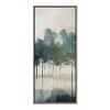 Kate & Laurel All Things Decor 18"x40" Sylvie Whispering Trees I Framed Canvas by Amy Lighthall Gray - 2 of 4
