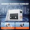 VEVOR 6L Ultrasonic Cleaner with Heater Timer & Basket, Professional Digital Sonic Cavitation Machine, 180W Cleaning Machine, Silver - 3 of 4