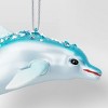 Christmas Glass Dolphin Ornament - Wondershop™ - 3 of 3