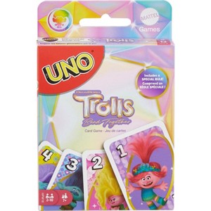 Mattel Games UNO Trolls 3: Band Together Card Game - 1 of 4