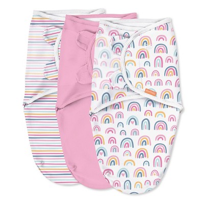 Image of SwaddleMe Original Swaddle Wrap Newborn - Rainbows and Sunshine S/M - 3pk