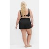 Women's Plus Size Azores Bikini Skirt - black | CITY CHIC - 4 of 4