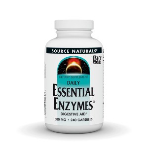 Daily Essential Enzymes 500mg by Source Naturals, Inc.  -  240 Capsule - 1 of 3
