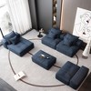 Whisen Chenille Fabric Cushion Sofa & Modular Sectional Sofa with 4 Pillows and 3 Seats, Modern Oversized Comfort for Family Living - 2 of 4