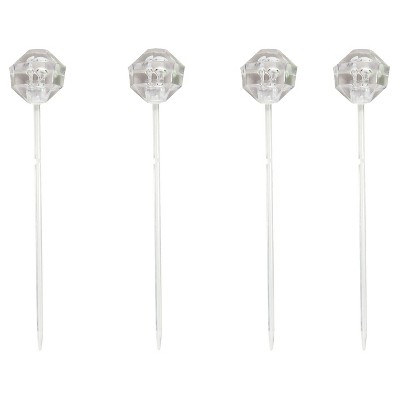  16ct Clear Disposable Food Picks 