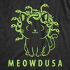 Womens Funny T Shirts Meowdusa Sarcastic Kitten Graphic Novelty Tee For Ladies - Crazy Dog Women's T Shirt For Cat Lovers - 2 of 4