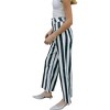 Women's Stripe Stretch Pants - MIOU MUSE - image 2 of 3