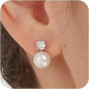 Christmas Gifts Pearl Earrings for Women, Dainty Quality Dangle Earrings Wedding Jewelry for Women Gifts - 1 of 4