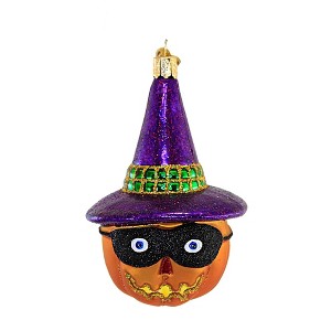 Old World Christmas 4.75 In Masked Witch Jack-O-Lantern Halloween Tree Ornament , Ornament Halloween (1PC) - 1 of 3