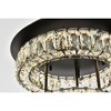 Elegant Lighting Monroe 2 - Light Flush Mount in  Black - 3 of 4