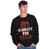 Christmas 364 Days Fun 1 Day of Coal Sweatshirt for Men or Women Brisco Brands - 3 of 4