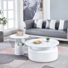 NicBex Modern Round Coffee Table Set of 2 with Storage Drawer for Living Room and Bedroom - 3 of 4