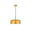 Elegant Lighting Gil 1-Light Chrome Pendant with Seeded Clear Glass Globe - 3 of 4