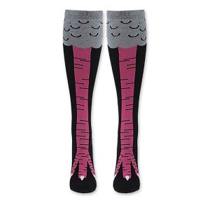 Funny Chicken Leg Knee High Socks (Women's Sizes, Adult Medium) - 1 of 3