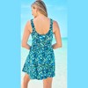 Swim 365 Women's Plus Size Side-Slit Swim Dress - 3 of 4