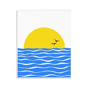 Stupell Industries Birds & Blue Sea, 14" x 11" - 1 of 4