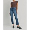 Women's High Rise Crop Straight Denim Pants - JUST BLACK DENIM - 2 of 4