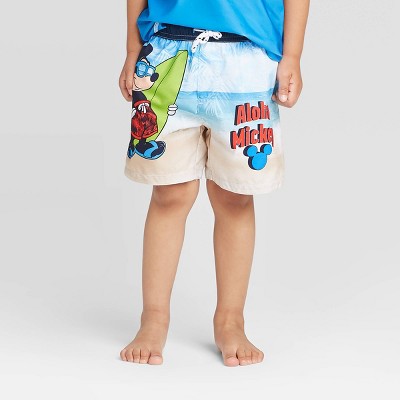 mickey mouse swimming trunks
