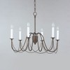 Maxim Lighting Plumette 6 - Light Chandelier in  Chestnut Bronze - 2 of 3
