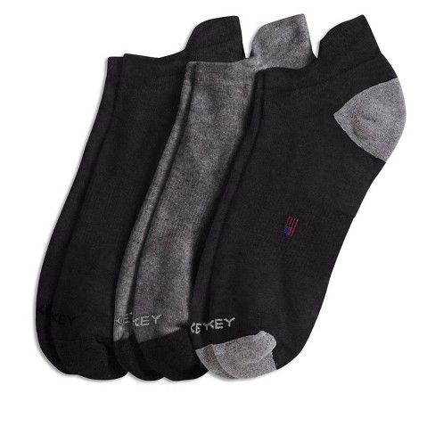 Jockey Men's Made In America* Low Cut Socks - 3 Pack 7-12 Black/dark ...