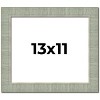 PosterPalooza | Photo Size Sculpted Blue Picture Frame - UV Acrylic, Foam Board Backing, Hanging Hardware - 2 of 4