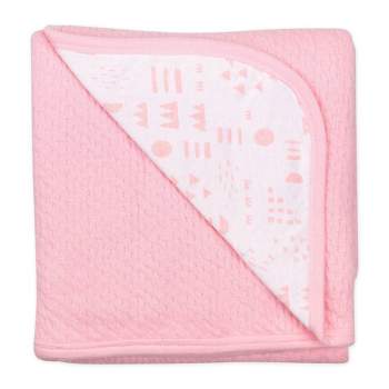 Honest Baby Organic Cotton Reversible Mini-Quilted Receiving Blanket
