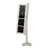 GlasFlength Full Length Mirrors Standing Jewelry Cabinet Armoire with Mirror Lockable Cabinet Interior Mirror for Room, White, 16.1"*14.1"*63.5" - 3 of 4