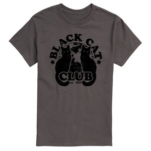 Men's - Instant Message - Black Cat Club Short Sleeve Graphic T-Shirt - 1 of 4