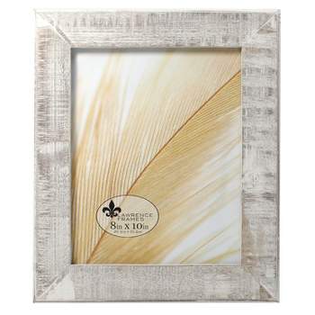 Lawrence Frames 8x10 Distressed Gray Wood With White Wash Picture Frame 734080