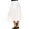 Women's Plus Size Tasmin Flare Midi Skirts - White Mark - 2 of 3